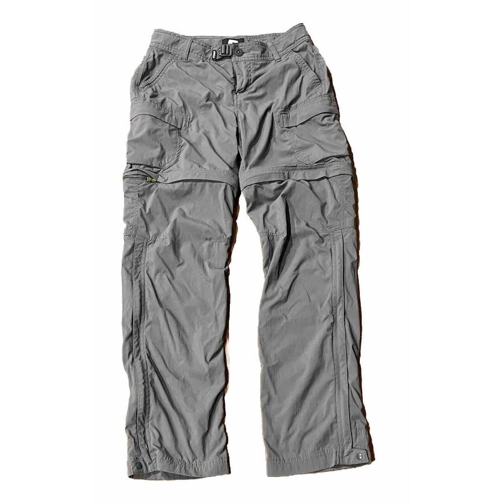 REI Co-op Sahara Convertible Pants Women's Size 2 Petite Grey Gray Cargo Pants